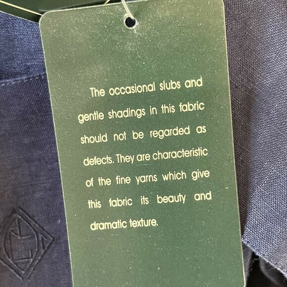 Lauren Ralph Lauren Linen Jacket Womens Blue Small Front Button Pockets New - Picture 8 of 9